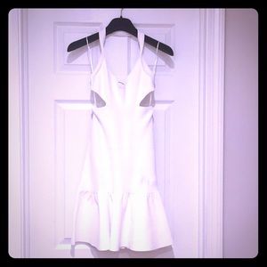 Brand New White Cut Out Bandage Dress By Guess